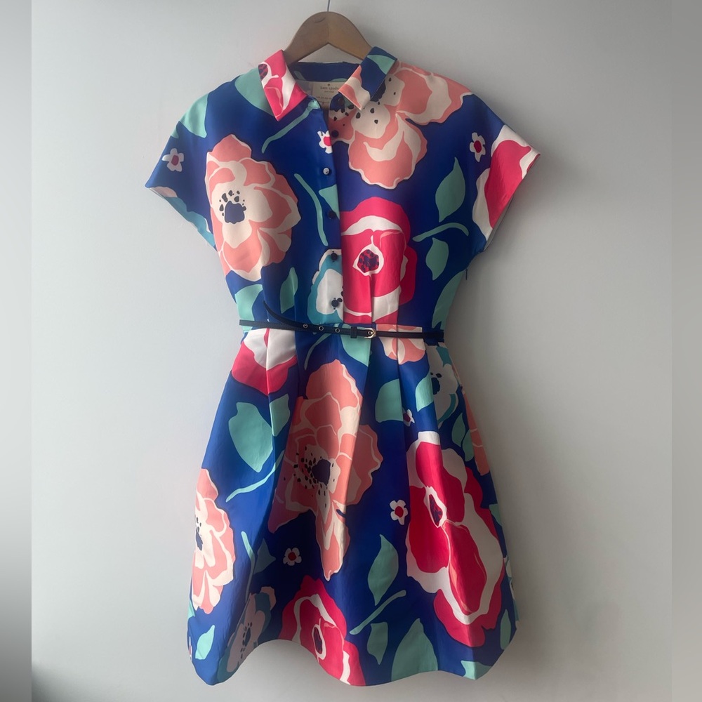 Kate Spade Poppy Floral Dress- Summer Wedding Guest -size 10